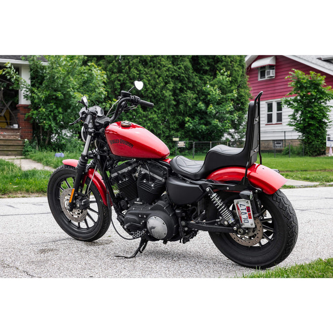 King And Queen Seat - Black Diamond - 2004-2021 (Excl. 2007-09) Harley-Davidson Sportsters