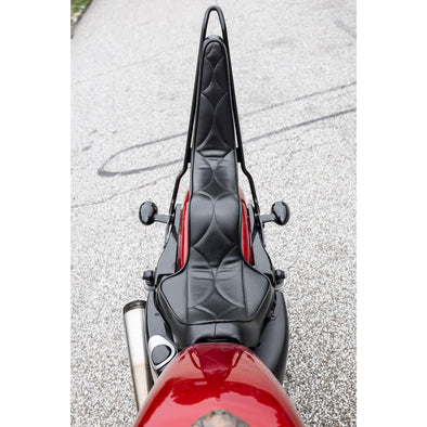 King And Queen Seat - Black Diamond - 2004-2021 (Excl. 2007-09) Harley-Davidson Sportsters