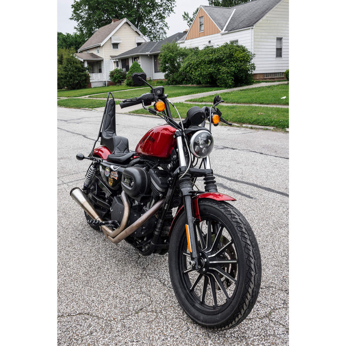 King And Queen Seat - Black Diamond - 2004-2021 (Excl. 2007-09) Harley-Davidson Sportsters