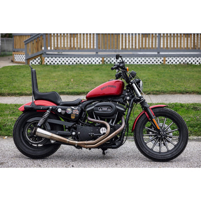 King And Queen Seat - Black Diamond - 2004-2021 (Excl. 2007-09) Harley-Davidson Sportsters