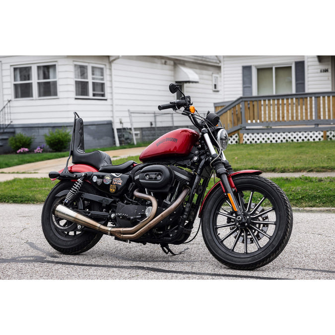King And Queen Seat - Black Diamond - 2004-2021 (Excl. 2007-09) Harley-Davidson Sportsters