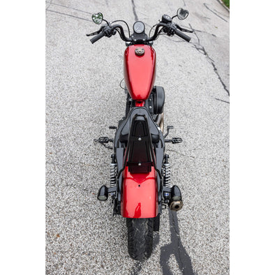 King And Queen Seat - Black Diamond - 2004-2021 (Excl. 2007-09) Harley-Davidson Sportsters