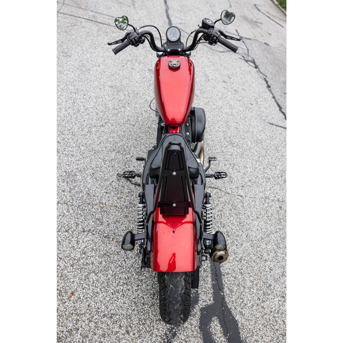 King And Queen Seat - Black Diamond - 2004-2021 (Excl. 2007-09) Harley-Davidson Sportsters