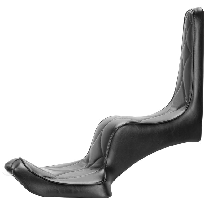 King And Queen Seat - Black Diamond - 2004-2021 (Excl. 2007-09) Harley-Davidson Sportsters