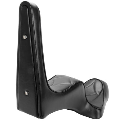 King And Queen Seat - Black Diamond - 2004-2021 (Excl. 2007-09) Harley-Davidson Sportsters