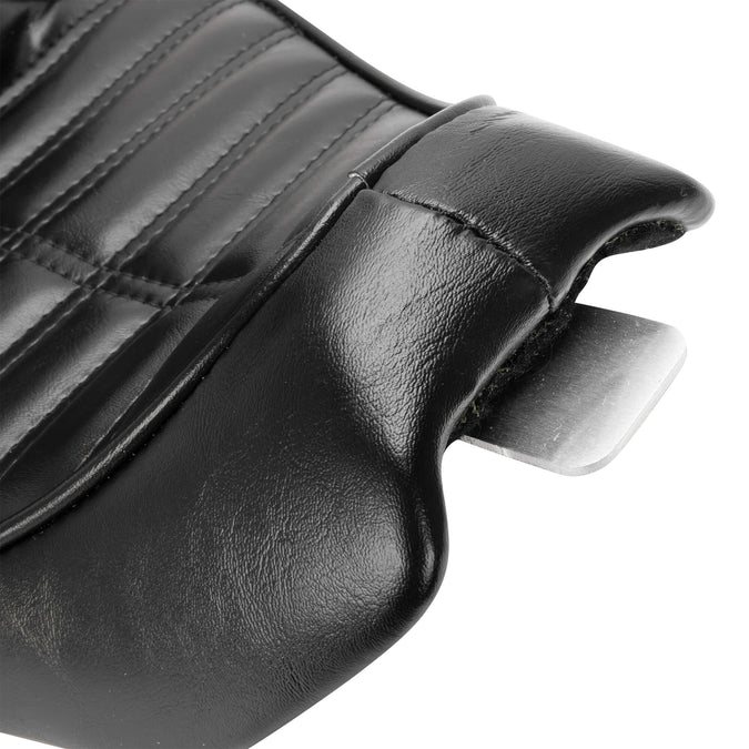 King And Queen Seat - Black Pleated - 2004-2021 (Excl. 2007-09) Harley-Davidson Sportsters