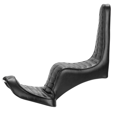 King And Queen Seat - Black Pleated - 2004-2021 (Excl. 2007-09) Harley-Davidson Sportsters