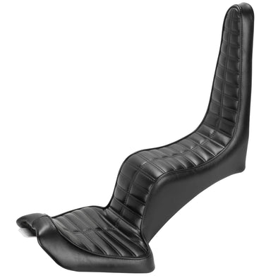 King And Queen Seat - Black Pleated - 2004-2021 (Excl. 2007-09) Harley-Davidson Sportsters