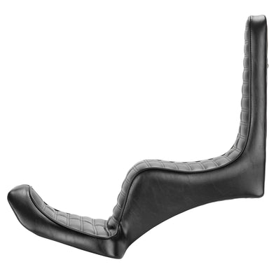 King And Queen Seat - Black Pleated - 2004-2021 (Excl. 2007-09) Harley-Davidson Sportsters