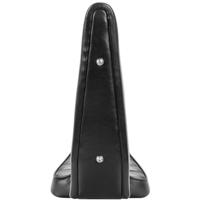 King And Queen Seat - Black Pleated - 2004-2021 (Excl. 2007-09) Harley-Davidson Sportsters