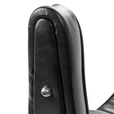 King And Queen Seat - Black Pleated - 2004-2021 (Excl. 2007-09) Harley-Davidson Sportsters