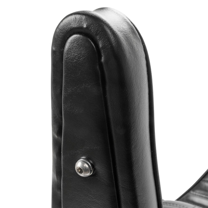 King And Queen Seat - Black Pleated - 2004-2021 (Excl. 2007-09) Harley-Davidson Sportsters