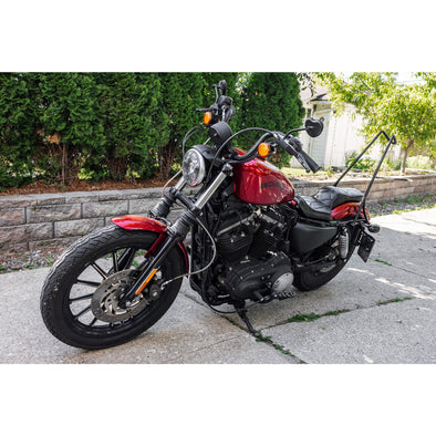 Cobra Seat - Black Diamond - 2004-2021 (Excl. 2007-09) Harley-Davidson Sportsters