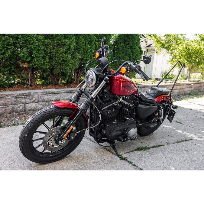 Cobra Seat - Black Diamond - 2004-2021 (Excl. 2007-09) Harley-Davidson Sportsters