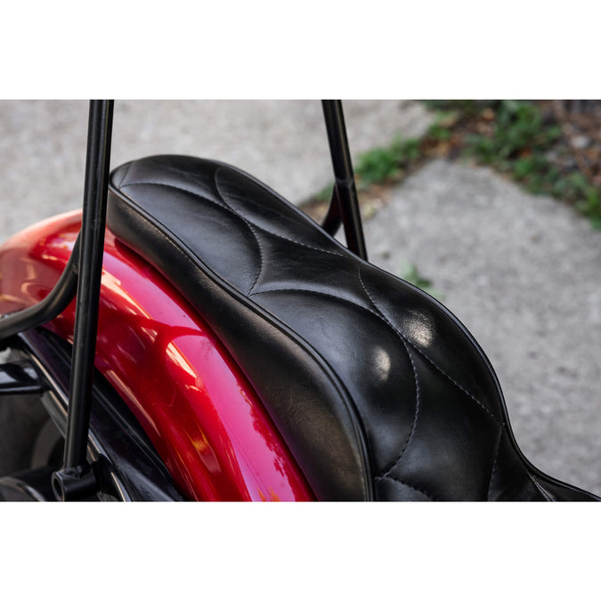 Cobra Seat - Black Diamond - 2004-2021 (Excl. 2007-09) Harley-Davidson Sportsters