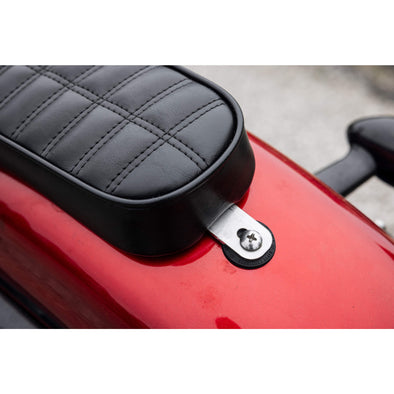 Cobra Seat - Black Pleated - 2004-2021 (Excl. 2007-09) Harley-Davidson Sportsters