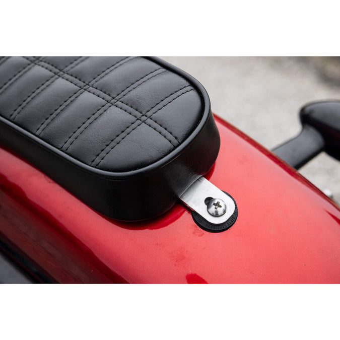 Cobra Seat - Black Pleated - 2004-2021 (Excl. 2007-09) Harley-Davidson Sportsters