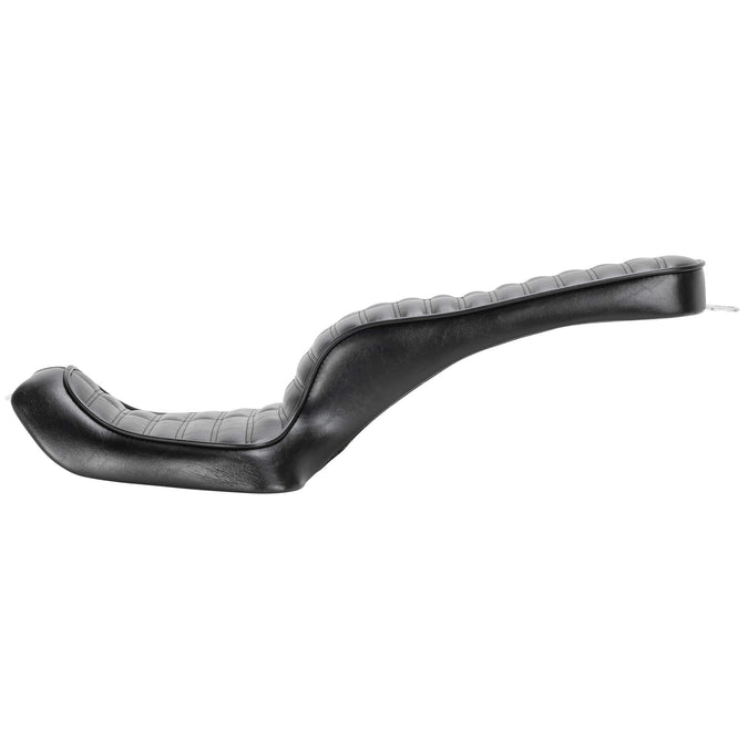 Cobra Seat - Black Pleated - 2004-2021 (Excl. 2007-09) Harley-Davidson Sportsters