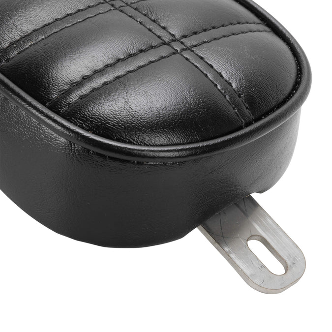 Cobra Seat - Black Pleated - 2004-2021 (Excl. 2007-09) Harley-Davidson Sportsters
