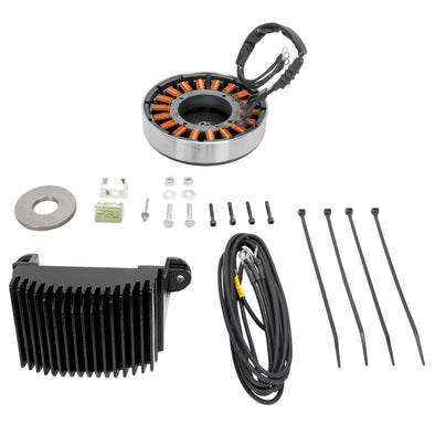 Alternator Kit CE-71AR 1980-1988 Harley-Davidson FLH/FLT/FXR With 5 Speed Rubber Mount Motors