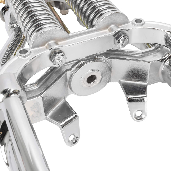 Straton Springer Front End - 16" Length (2" Under Std.) - Chrome