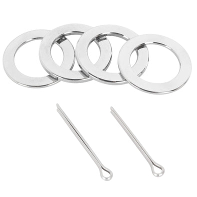 Straton Springer Front End - 16" Length (2" Under Std.) - Chrome