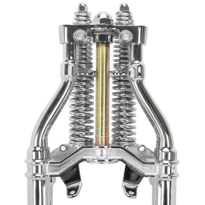 Straton Springer Front End - 20" Length (2" Over Std.) - Chrome