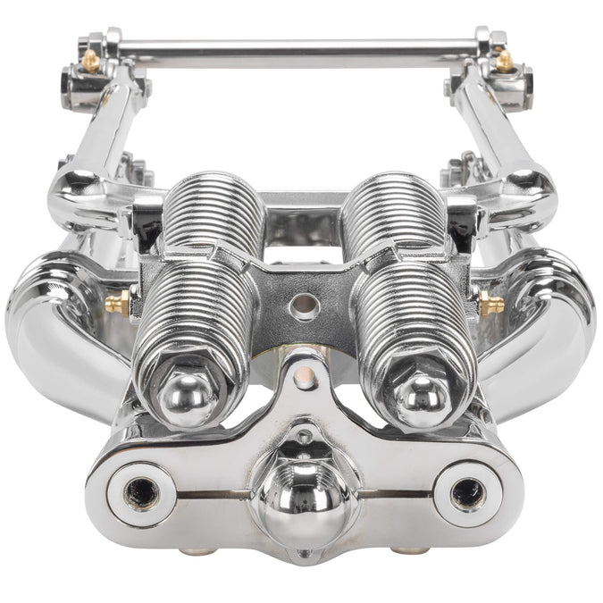 Straton Springer Front End - 20" Length (2" Over Std.) - Chrome