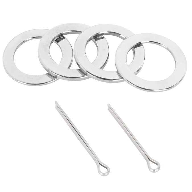 Straton Springer Front End - 22" Length (4" Over) - Chrome
