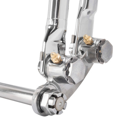 Straton Springer Front End - 22" Length (4" Over) - Chrome