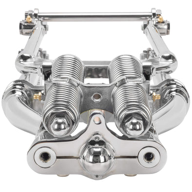 Straton Springer Front End - 24" Length (6" Over) - Chrome