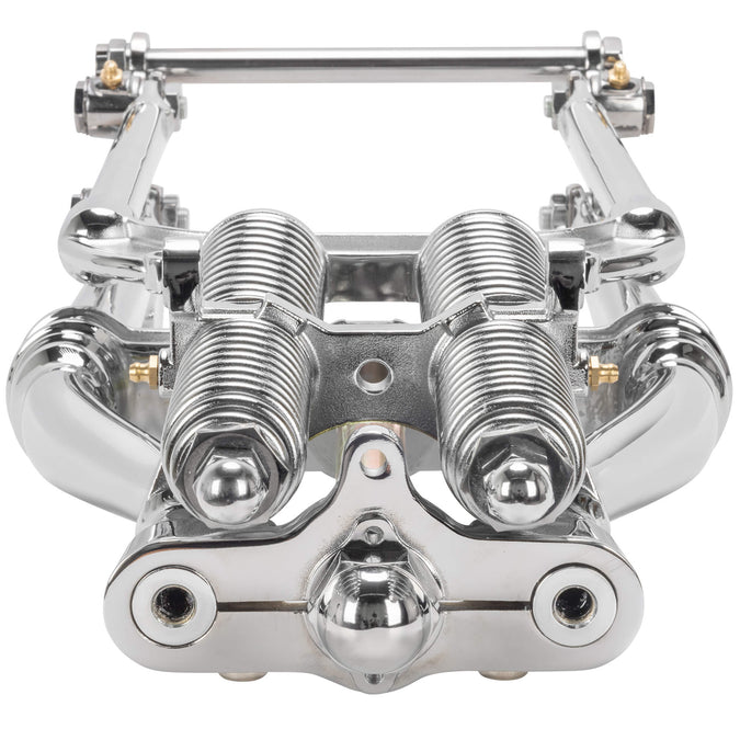 Straton Springer Front End - 24" Length (6" Over) - Chrome