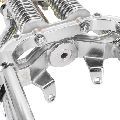 Straton Springer Front End - 24" Length (6" Over) - Chrome