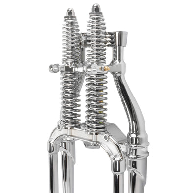 Straton Springer Front End - 24" Length (6" Over) - Chrome