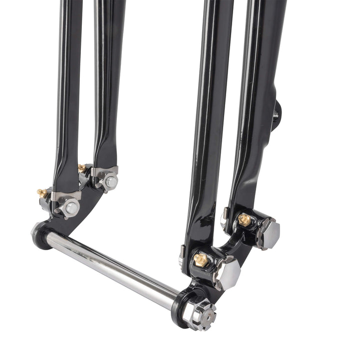 Straton Springer Front End - 24" Length (6" Over) - Black