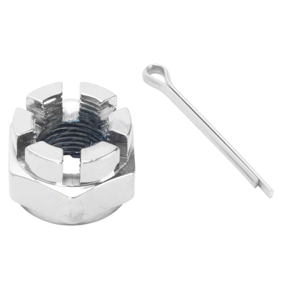 Axle Nut & Cotter Pin for Straton Springers - Chrome