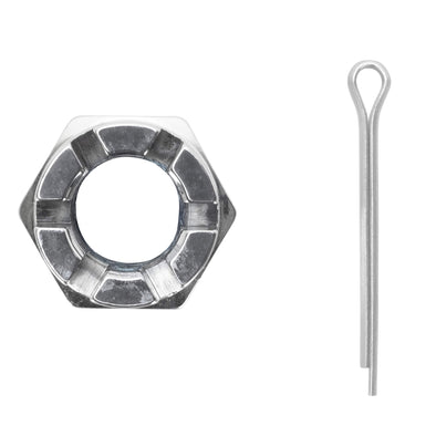Axle Nut & Cotter Pin for Straton Springers - Chrome