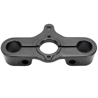 OEM Harley Style Inline Springer Top Clamp - Black