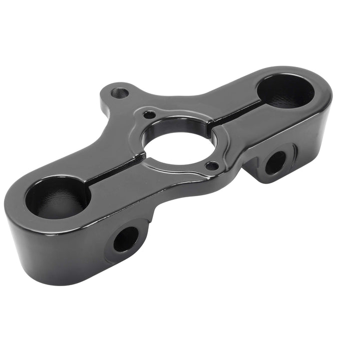 OEM Harley Style Inline Springer Top Clamp - Black