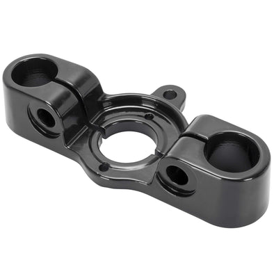 OEM Harley Style Inline Springer Top Clamp - Black