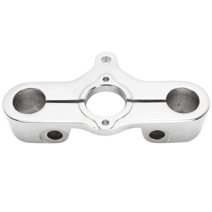 OEM Harley Style Inline Springer Top Clamp - Chrome