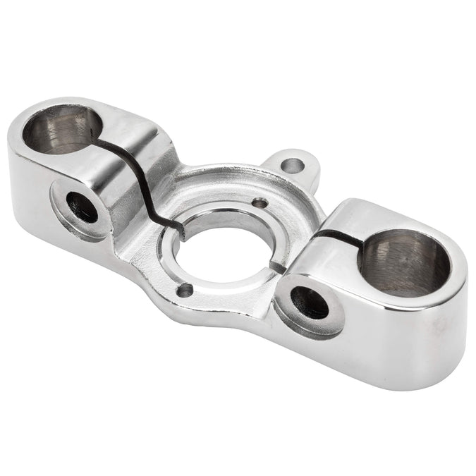 OEM Harley Style Inline Springer Top Clamp - Chrome