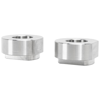 Rear Axle Collar Set - 3/4" Axle to 7/8" Slots - Stainless Steel - For OEM Rigid Harley & Aftermarket Frames