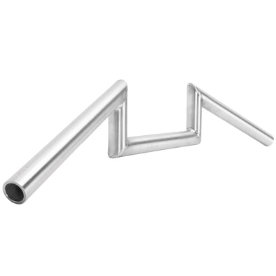 Z Bar Handlebars  - 1 inch - 4 inch Rise - Stainless Steel