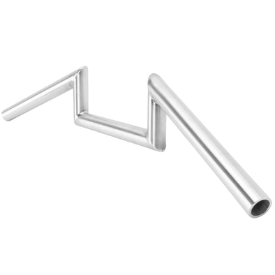 Z Bar Handlebars  - 1 inch - 4 inch Rise - Stainless Steel
