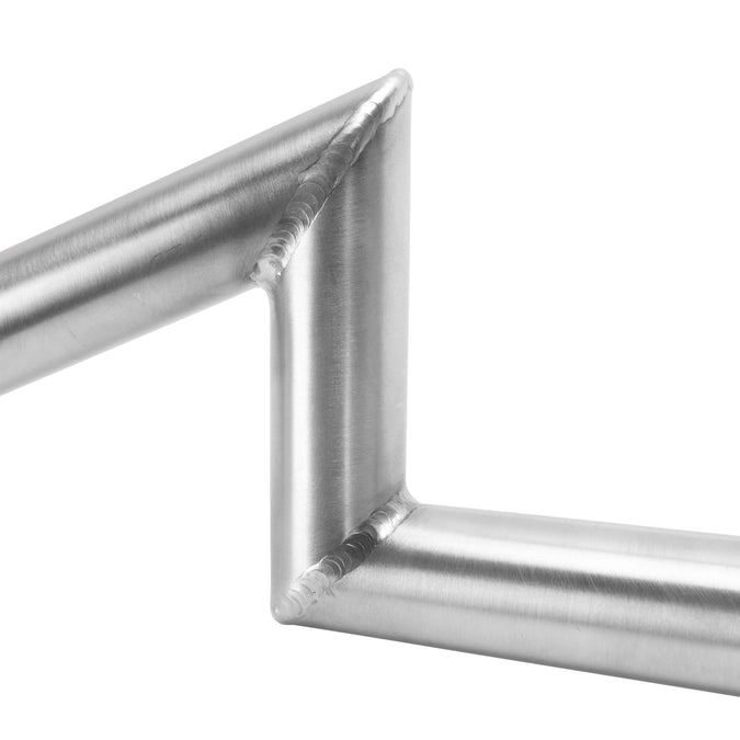Z Bar Handlebars  - 1 inch - 4 inch Rise - Stainless Steel
