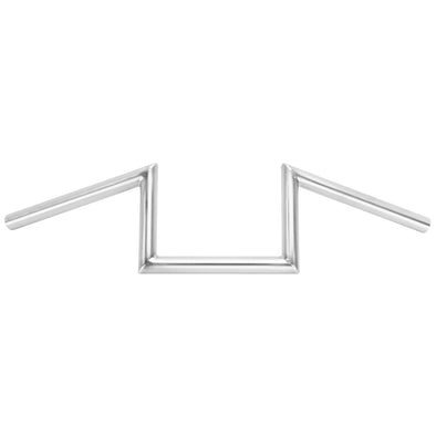 Z Bar Handlebars  - 1 inch - 6 inch Rise - Stainless Steel
