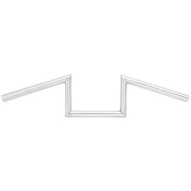 Z Bar Handlebars  - 1 inch - 6 inch Rise - Stainless Steel