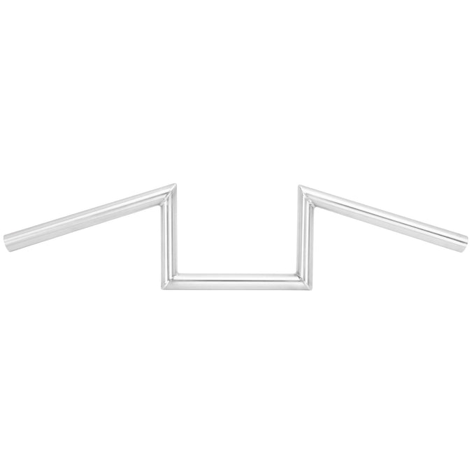 Z Bar Handlebars  - 1 inch - 6 inch Rise - Stainless Steel