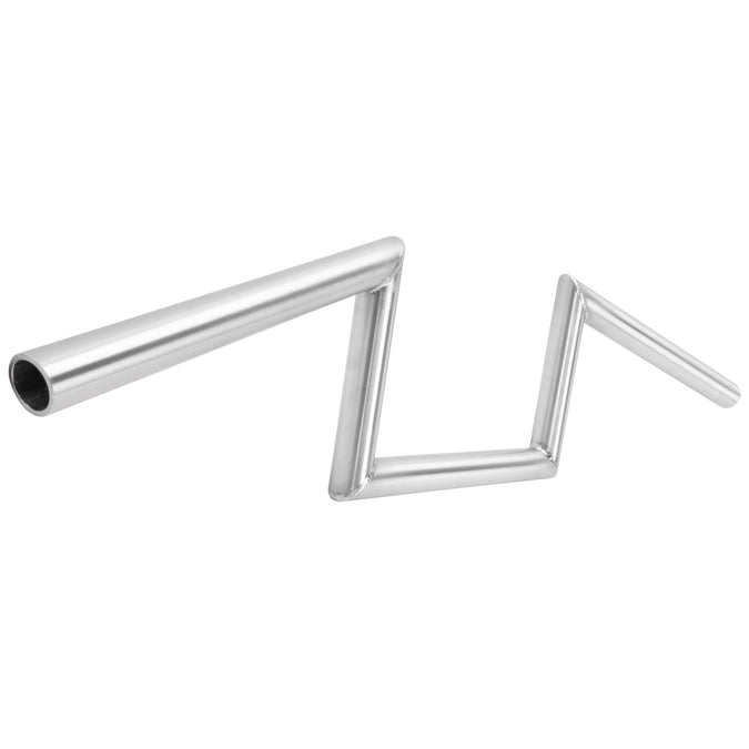 Z Bar Handlebars  - 1 inch - 6 inch Rise - Stainless Steel